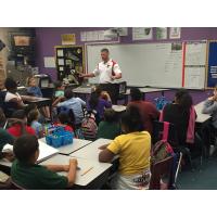 Orlando Predators Head Coach Rob Keefe at American Education Week