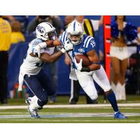 Orlando Predators Signee LaVon Brazill with the Indianapolis Colts vs. the Tennessee Titans