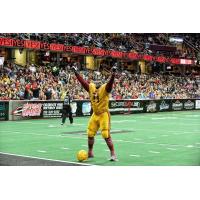 OL CJ Cobb Celebrates with the Cleveland Gladiators