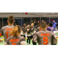 Syracuse Silver Knights Celebrate a Goal vs. the Dallas Sidekicks