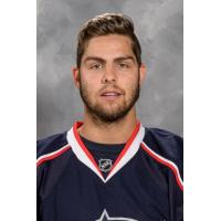 Michael Chaput with the Columbus Blue Jackets