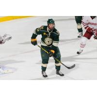 Forward Jake Fallon with the University of Vermont