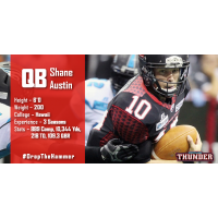 Portland Thunder Signee QB Shane Austin