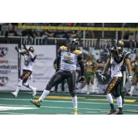 Orlando Predators Signee DL Darryl Cato-Bishop with the LA KISS