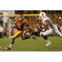 Iowa Barnstormers Signee Aaron Wimberly with the Iowa State Cyclones