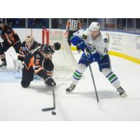 Lehigh Valley Phantoms Defense Battles the Utica Comets