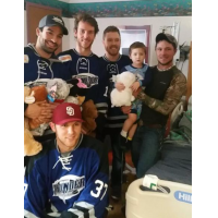 Wichita Thunder Players at Via Christi Hospital