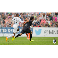 Fort Lauderdale Strikers Forward Stefano Pinho Battles Minnesota United