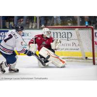 Adam Pilewicz of the Johnstown Tomahawks Scores against the New Jersey Jr. Titans