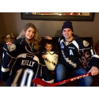 Laura Woodworth, Nate Bambrick and Charlottetown Islanders Player Kameron Kielly