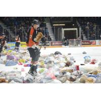 Medicine Hat Tigers Collect Teddy Bears