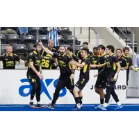 Milwaukee Wave celebrates a goal
