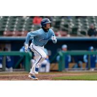 Omaha Storm Chasers outfielder Drew Waters