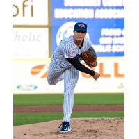 Somerset Patriots pitcher Brendan Beck