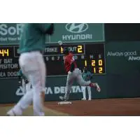 New Hampshire Fisher Cats first baseman Peyton Williams rounds the bases