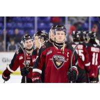 Vancouver Giants defenceman Mazden Leslie