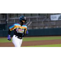 Hickory Crawdads' Wady Mendez on game night