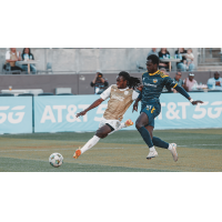 Ronaldo Damus of Birmingham Legion FC against the El Paso Locomotive