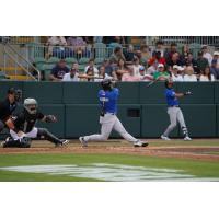 Biloxi Shuckers' Ethan Murray at bat