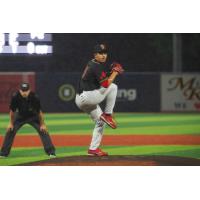 Rome Emperors' Herick Hernandez on the mound