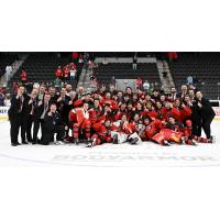 Canada celebrates win at 2025 U18 World Championship